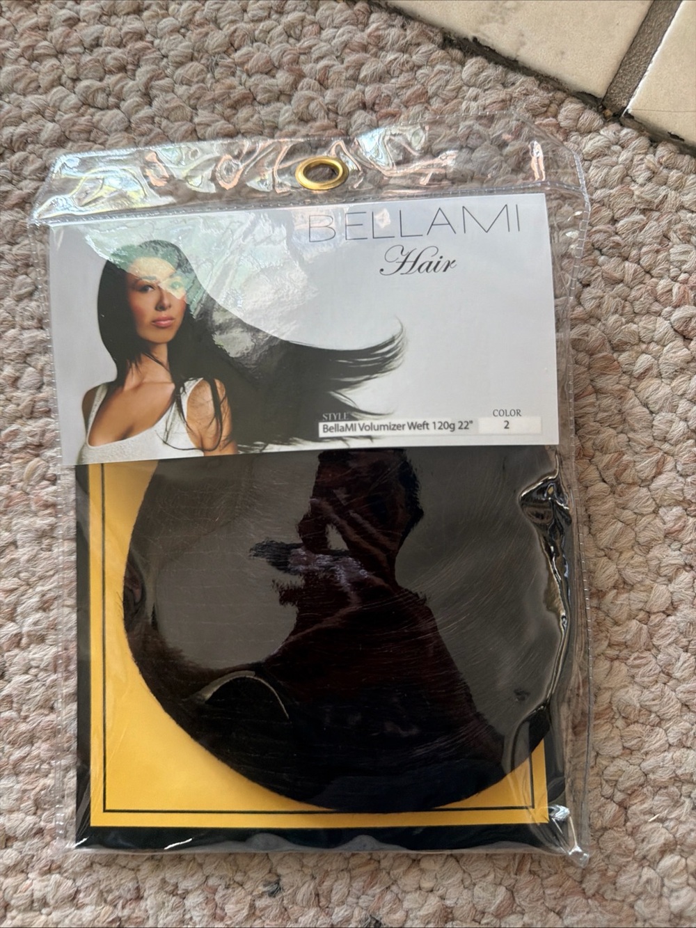 BellaMi Volumizer Weft 120g 22" 2 dark brown